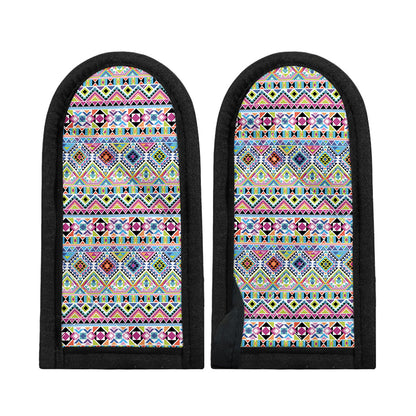 Colorful Aztec Geometric Pattern Print Skillet Handle Cover