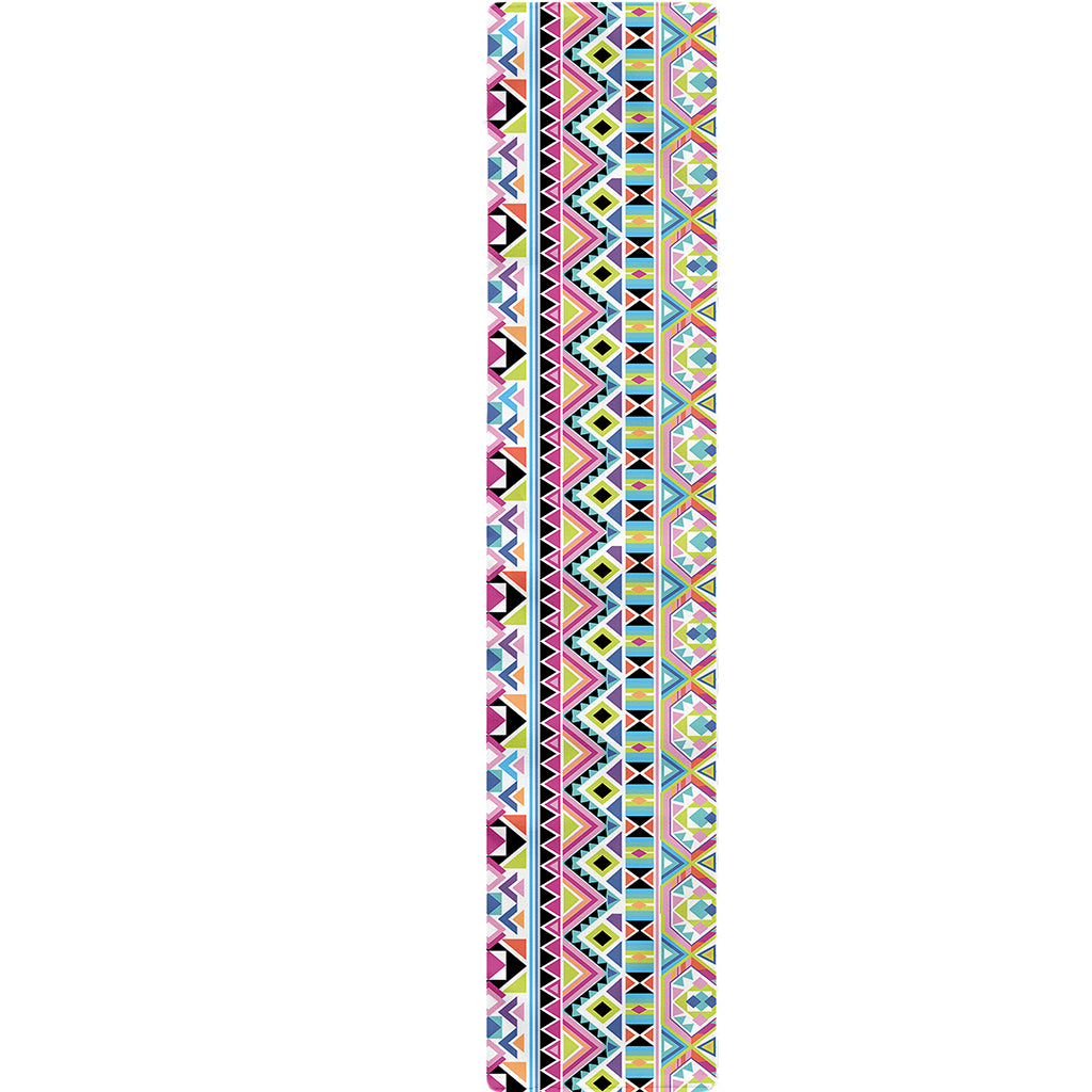 Colorful Aztec Geometric Pattern Print Table Runner