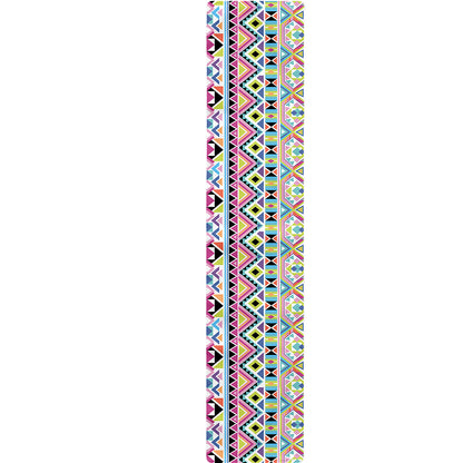 Colorful Aztec Geometric Pattern Print Table Runner