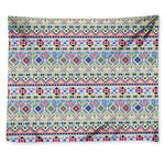 Colorful Aztec Geometric Pattern Print Tapestry