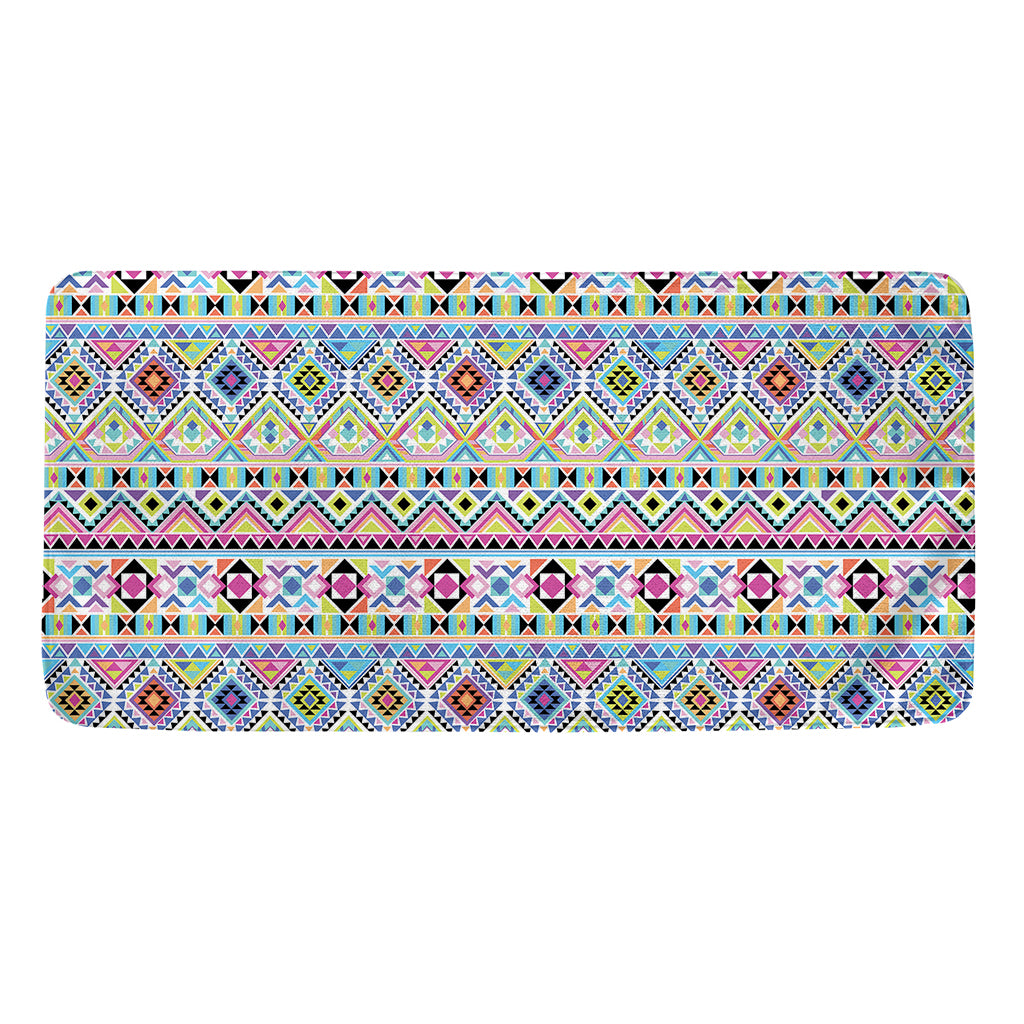 Colorful Aztec Geometric Pattern Print Towel