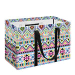 Colorful Aztec Geometric Pattern Print Utility Tote Bag
