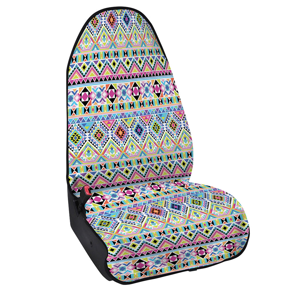 Colorful Aztec Geometric Pattern Print Waterproof Car Seat Cover