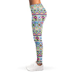 Colorful Aztec Geometric Pattern Print Women's Leggings
