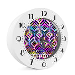Colorful Aztec Pattern Print Alarm Clock