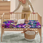 Colorful Aztec Pattern Print Baby Crib Sheet