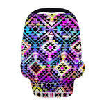 Colorful Aztec Pattern Print Baby Seat Cover
