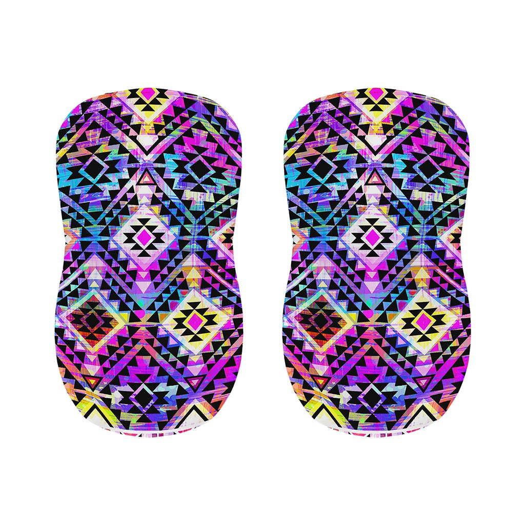 Colorful Aztec Pattern Print Bar Stool Covers