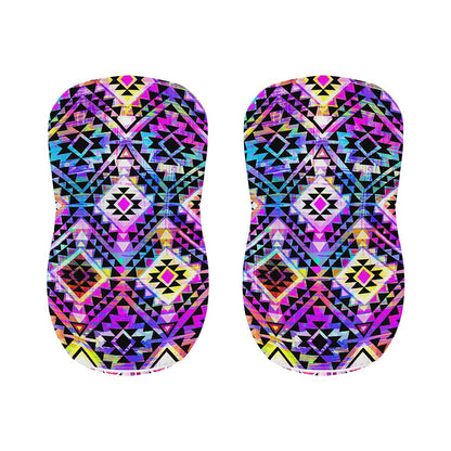 Colorful Aztec Pattern Print Bar Stool Covers