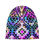 Colorful Aztec Pattern Print Beanie
