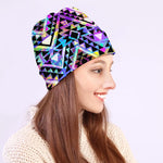 Colorful Aztec Pattern Print Beanie