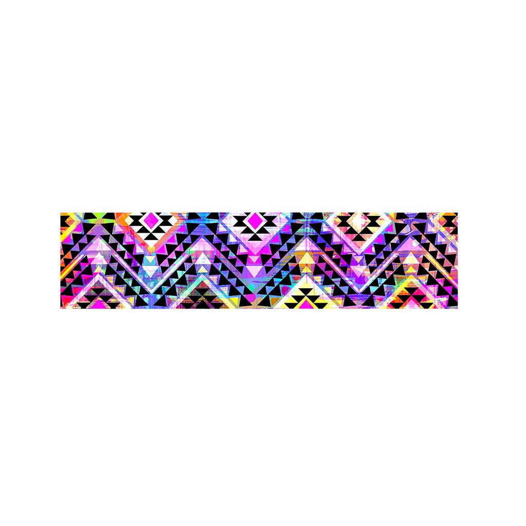 Colorful Aztec Pattern Print Bed Runner