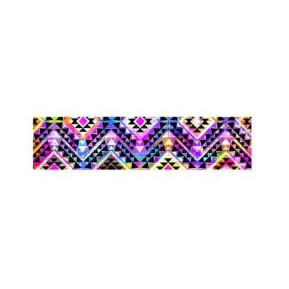Colorful Aztec Pattern Print Bed Runner
