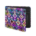 Colorful Aztec Pattern Print Bifold Wallet