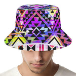 Colorful Aztec Pattern Print Bucket Hat