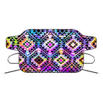 Colorful Aztec Pattern Print Car Windshield Snow Cover