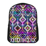 Colorful Aztec Pattern Print Casual Backpack