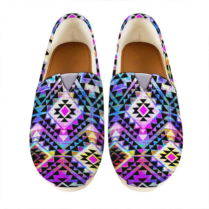 Colorful Aztec Pattern Print Casual Shoes