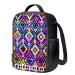 Colorful Aztec Pattern Print Crossbody Lunch Bag