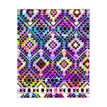 Colorful Aztec Pattern Print Curtain