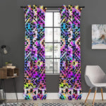 Colorful Aztec Pattern Print Curtain