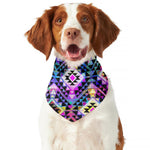 Colorful Aztec Pattern Print Dog Bandana