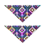 Colorful Aztec Pattern Print Dog Bandana