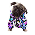 Colorful Aztec Pattern Print Dog Zip Up Hoodie