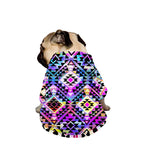 Colorful Aztec Pattern Print Dog Zip Up Jacket