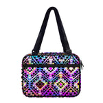Colorful Aztec Pattern Print Double Strap Bible Bag