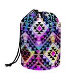 Colorful Aztec Pattern Print Drawstring Makeup Bag