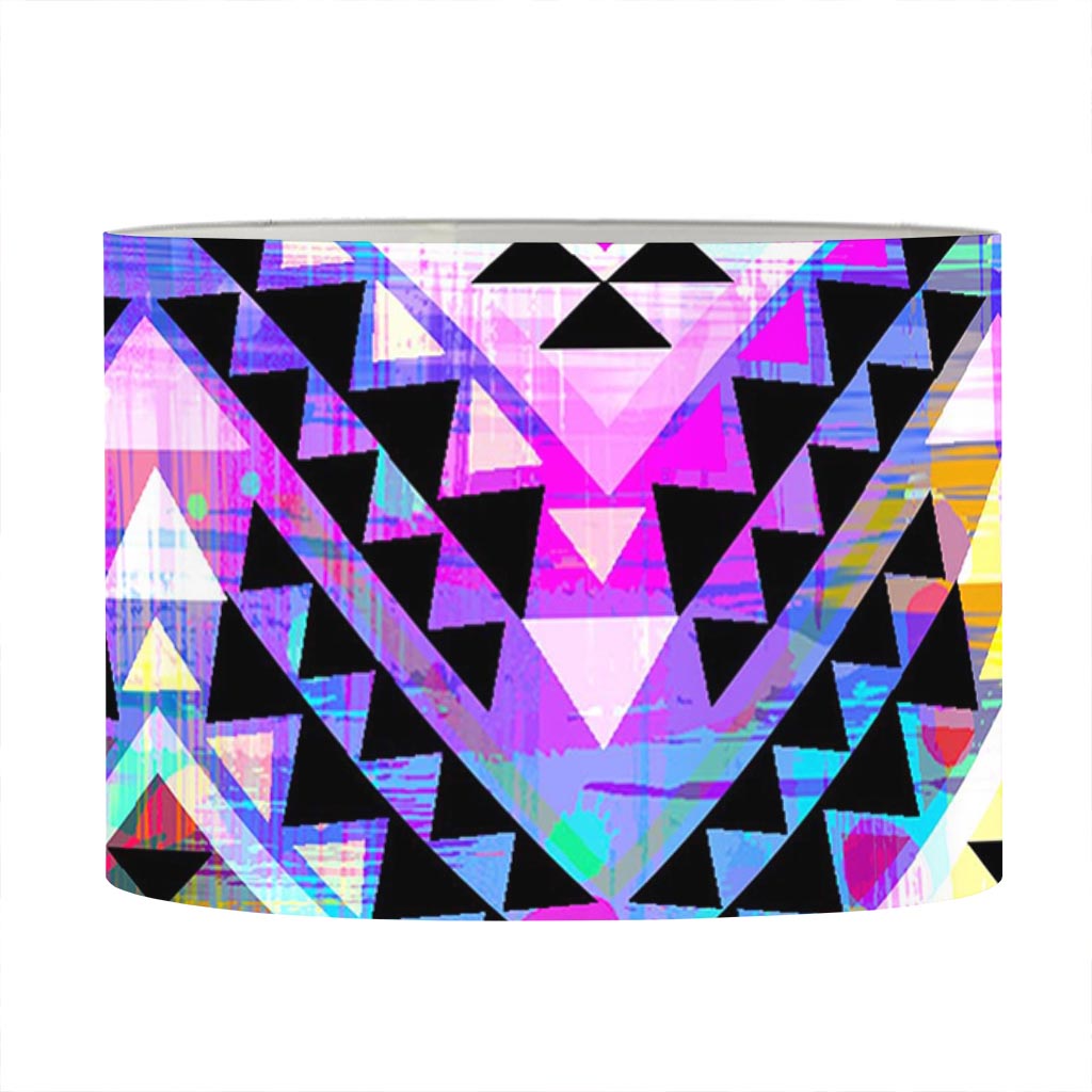 Colorful Aztec Pattern Print Drum Lamp Shade