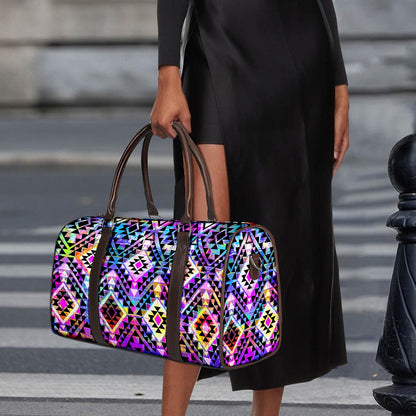 Colorful Aztec Pattern Print Duffle Bag
