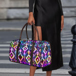 Colorful Aztec Pattern Print Duffle Bag