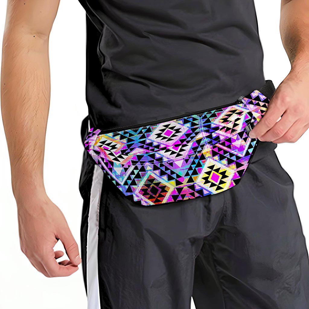 Colorful Aztec Pattern Print Fanny Pack