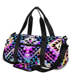 Colorful Aztec Pattern Print Gym Bag