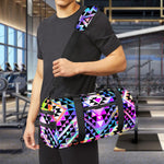 Colorful Aztec Pattern Print Gym Bag