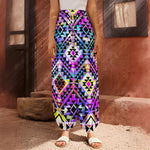 Colorful Aztec Pattern Print Harem Pants