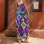 Colorful Aztec Pattern Print Harem Pants