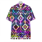 Colorful Aztec Pattern Print Hawaiian Shirt