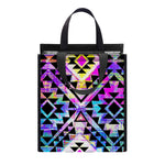 Colorful Aztec Pattern Print Insulated Lunch Tote