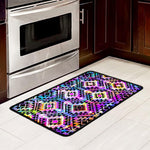 Colorful Aztec Pattern Print Kitchen Mat