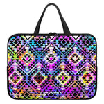 Colorful Aztec Pattern Print Laptop Sleeve With Handle