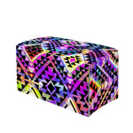 Colorful Aztec Pattern Print Leather Tissue Box Cover
