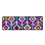 Colorful Aztec Pattern Print Long Kitchen Mat