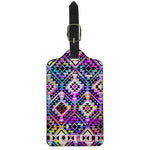 Colorful Aztec Pattern Print Luggage Tag