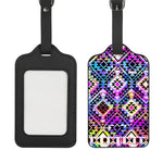 Colorful Aztec Pattern Print Luggage Tag