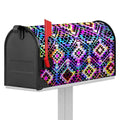 Colorful Aztec Pattern Print Mailbox Cover