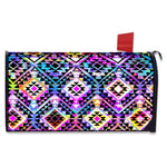 Colorful Aztec Pattern Print Mailbox Cover