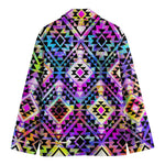 Colorful Aztec Pattern Print Men's Blazer